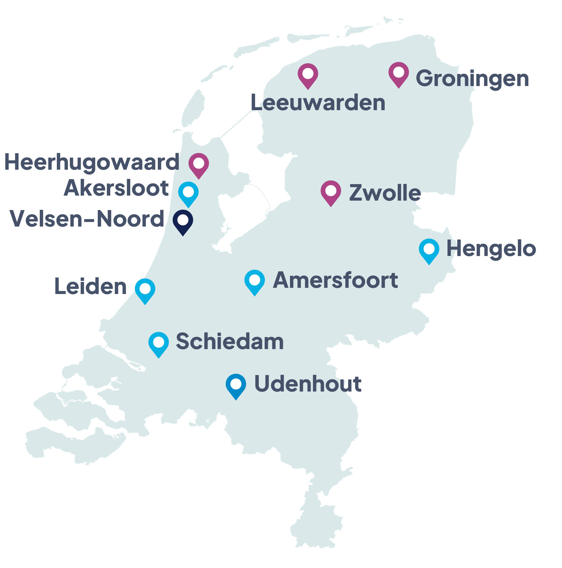 Map of the Netherlands